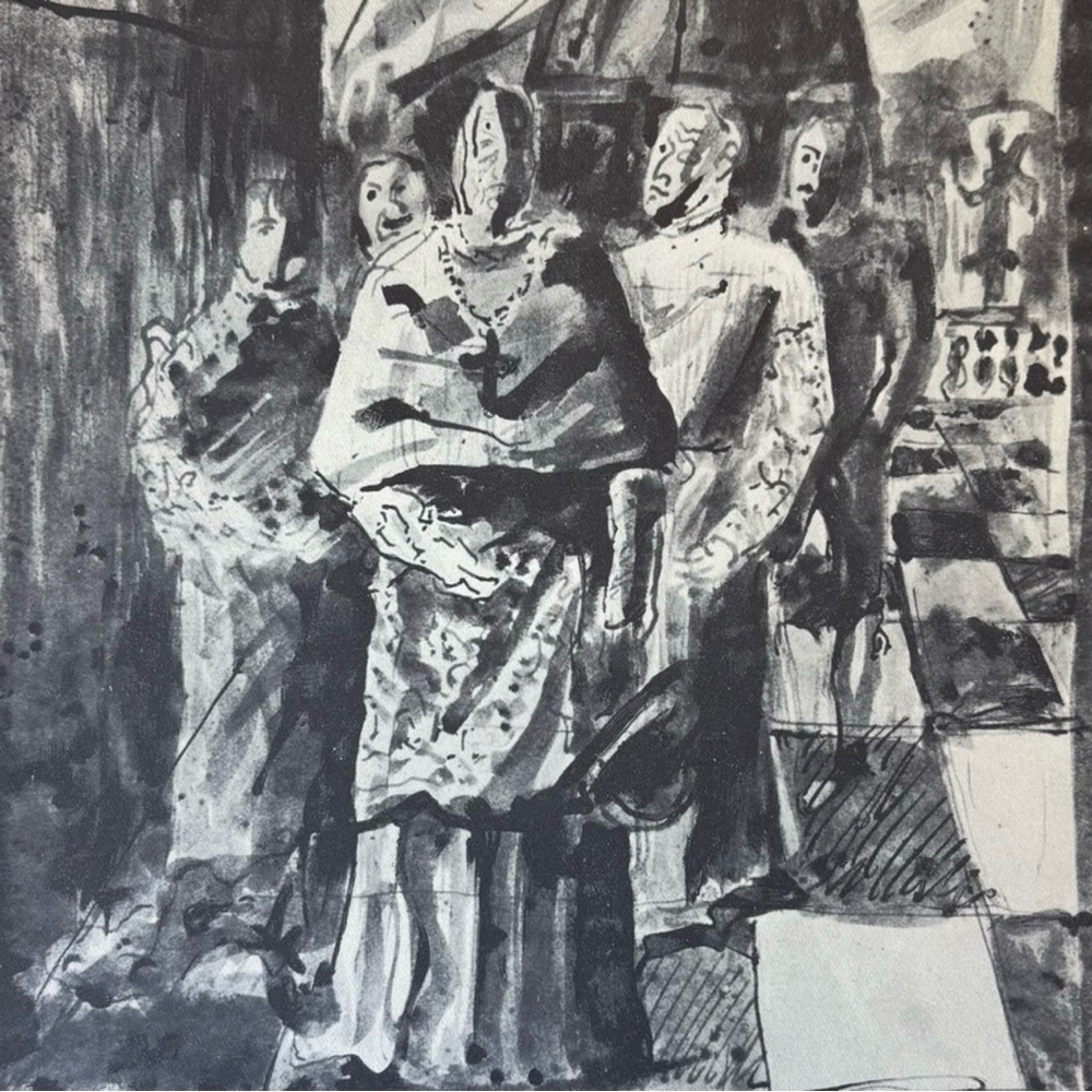 IL CARDINALE Gino Bonichi SCIPIONE 1932 Fine Art Print Vintage 40’s Antique Orig
